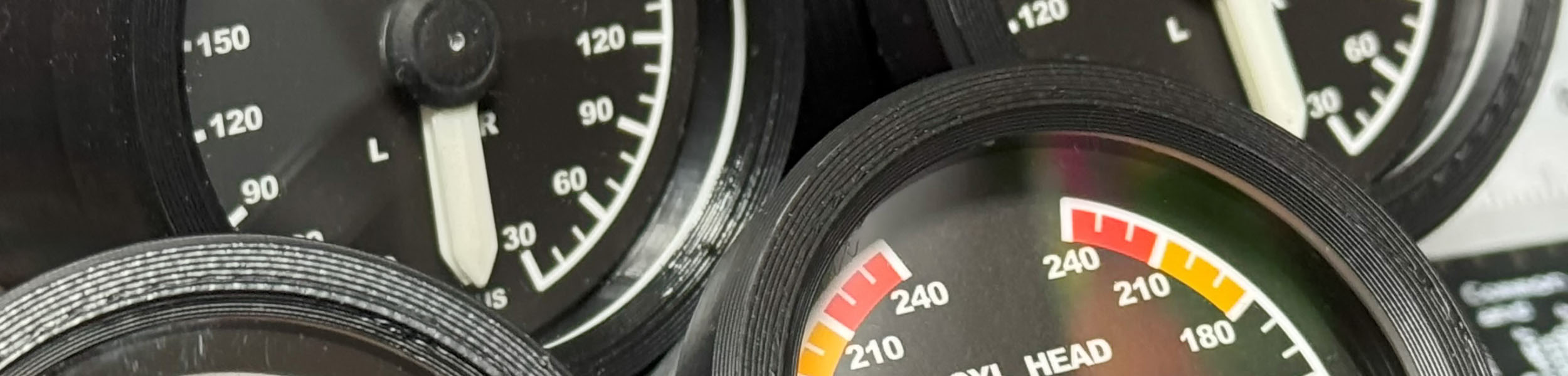 シリンダーヘッド温度計（水平対向2気筒）